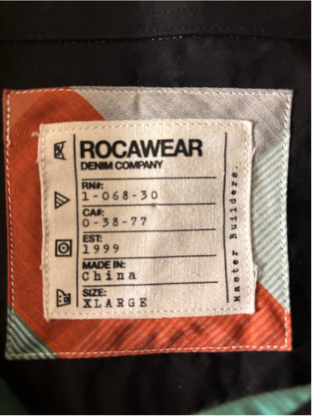 EUC Men's Rocawear Long Sleeve Button Shirt - Size XL